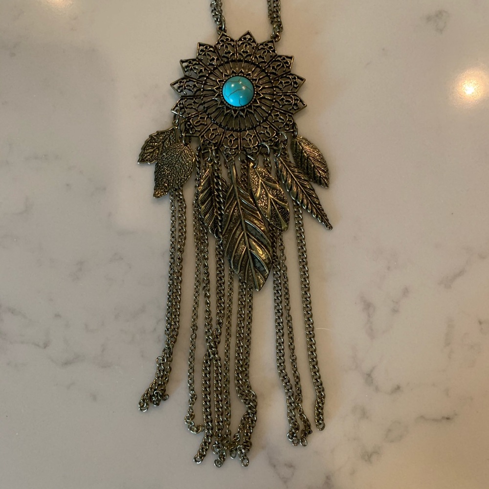 Bohemian Medallion Necklace